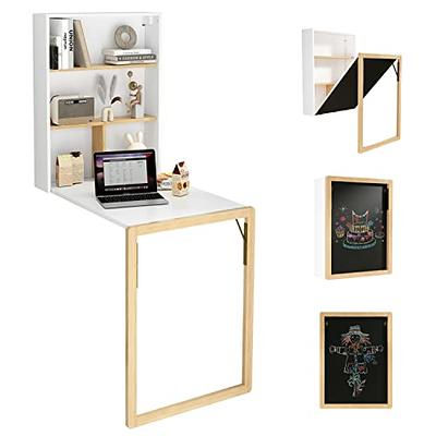 Floating Desk Wall Mount Multi Functional Desk for Kids, Folding