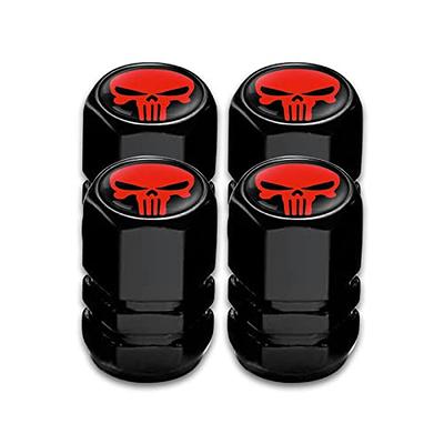 Tire Valve Stem Caps 4 Pack - Wheel Valve Stem Covers, Aluminum