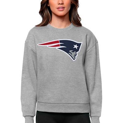 Women's Antigua Red New York Giants Victory Crewneck Chenille Pullover  Sweatshirt