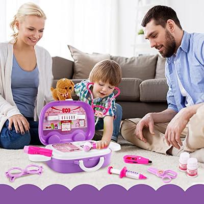 HYAKIDS Vet Play Sets Toy Doctor Kit for Kids - Pet Care Play Set