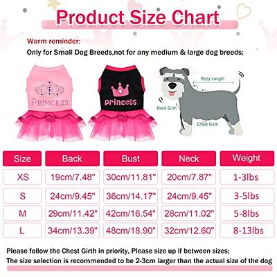 Yikeyo Dog Dress Puppy Clothes for Small Dogs Girl Yorkie Chihuahua  Princess Lace Tutu Doggie Dresses Dog Summer Clothes Outfit Small Dog  Clothes