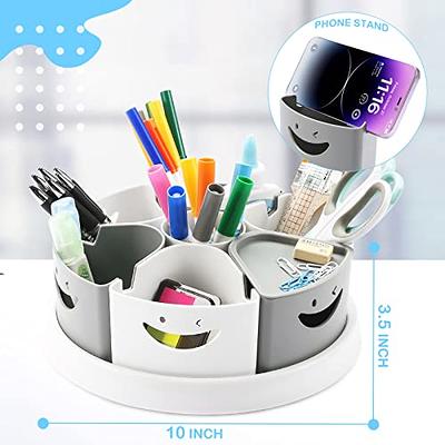 Pen+Gear Mini Plastic Caddy, Pencil Holder and Organizer