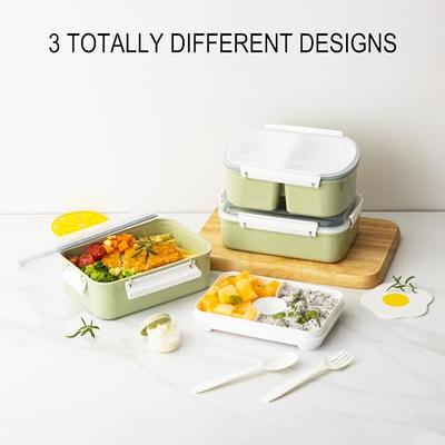 3 Pack 36oz Glass Food Storage Containers Reusable Meal Prep Containers  Fridge Organizers Lunch Container for Adults Food Storage Containers with  Lids