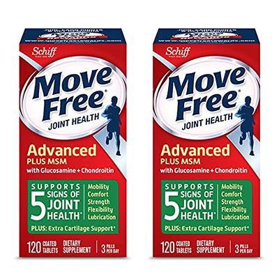Move Free Advanced Plus MSM and Vitamin D3, 80 tablets - Joint Health  Supplement with Glucosamine and Chondroitin - Yahoo Shopping
