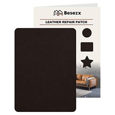 BONAIER Leather Repair Patch 17X79 inch Large Self-Adhesive Leather Repair Tape, Reupholster Leather Patches for Furniture Couch Chairs Car Seat