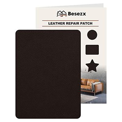 Besezx Leather Repair Patch,Leather Patches,8X11 inch,and Get 3 Additional  Patches,Self-Adhesive,Multi Color,Can be Used for Sofa, Car Seat, Handbag,  Jacket, Leather Products (Dark Brown) - Yahoo Shopping