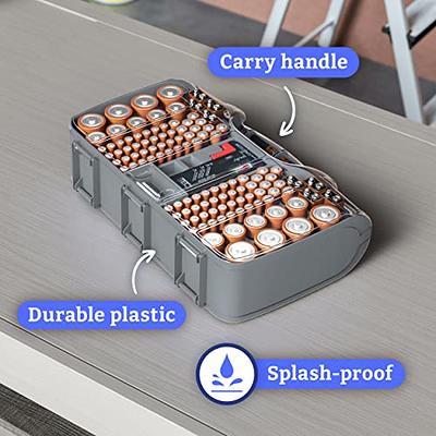 Fireproof Battery Organizer Storage Case Waterproof