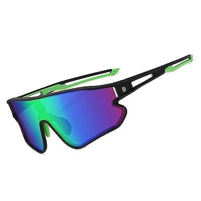 VertX Polarized Neon Sunglasses Sport Cycling Running Outdoor & Microfiber  Pouch