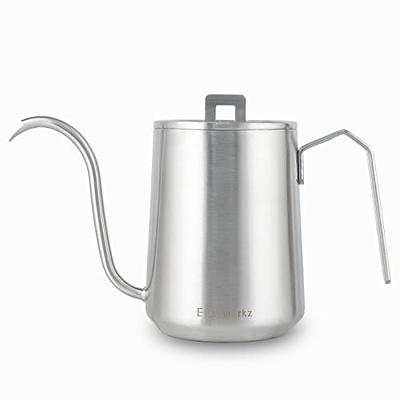 Easyworkz Gooseneck Pour Over Coffee Kettle 20 oz Stainless Steel