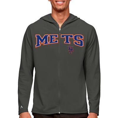 Antigua Men's New York Mets Black Protect Jacket