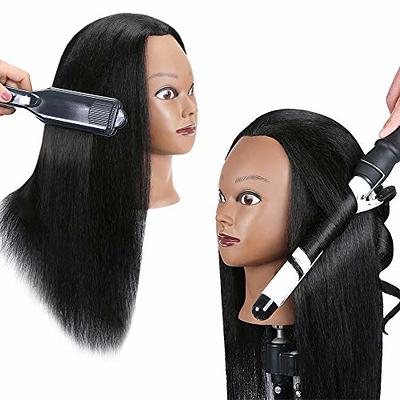 Mannequin Head With Clamp Holder For Braiding Hair Styling Practice Manikin  Head For