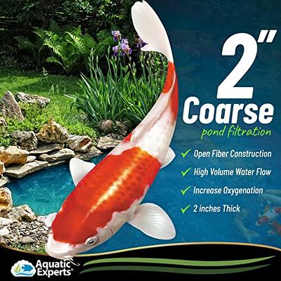 Aquatic Experts Classic Koi Pond Filter Pad COARSE – Black Bulk Roll Pond  Filter Media, Rigid Ultra-Durable Latex Coated Fish Pond Filter Material US  (2 x 18 x 72) - Yahoo Shopping