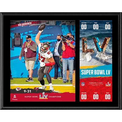 Rob Gronkowski Tampa Bay Buccaneers Fanatics Authentic Framed 15 x 17  Impact Player Collage with a