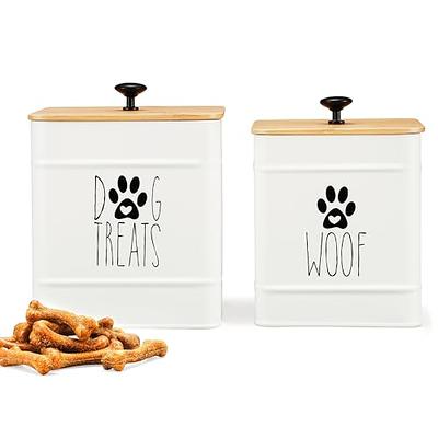 Kytely Dog Food Storage Container Small, Airtight Cat Food Container with  Measuring Cup, Pet Food Storage Container with Scoop, 4 Seal Buckles Food