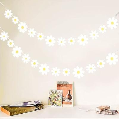 Myhiju 2 Packs Daisy Boho Banner Party Decorations,Groovy Party Favors  White Daisy Decor Spring Flower Garland Daisy Paper Cutouts for Indoor  Outdoor Girls Shower Birthday Party Supplies - Yahoo Shopping