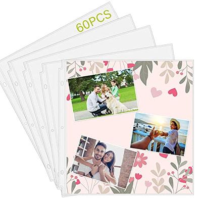 Photo Sleeves for 3 Ring Binder - (4X6, 30 Pack) for 180 Photos