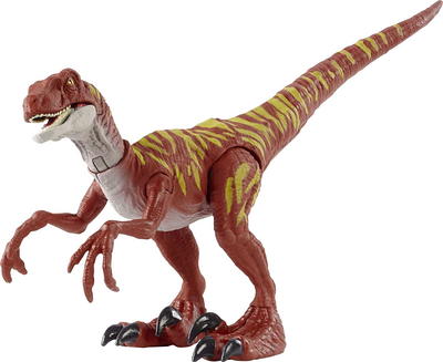 Jurassic World Jurassic Park III Dinosaur Toy Epic Attack Velociraptor  Figure, Chomp & Roar Action 