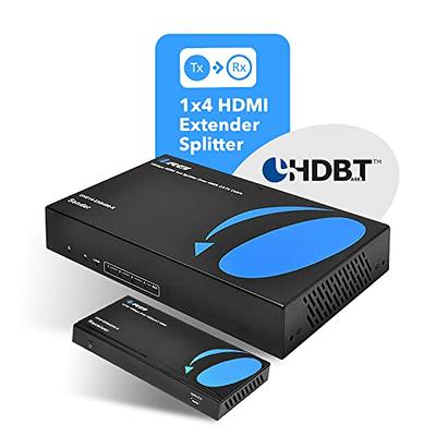 4-Port HDMI Extender/Splitter Over CAT5e/6 (130 ft.)