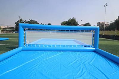 Inflatable Volleyball Court 33 ft Outdoor Water Volleyball Pool Volleyball  Field for Sport Game with Net / Pump 