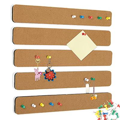 DOMUUH Cork Board, Felt Pin Board Bar Strips, Bulletin Board for Offices  Home Wall Decoration, Notice Board Self Adhesive Bulletin Board Strips with  Push Pins for Paste Notes, Photos(Black/Grey) - Yahoo Shopping