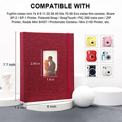 432 Pockets Photo Album for Fujifilm Instax Mini Camera, Polaroid Snap  PIC-300 Z2300 Instant Camera, 2x3 Photo Album Book for Fujifilm Instax Mini  1112 9 Evo 90 70 40 8 7 LiPlay Instant Camera (Pink), by Trend Product