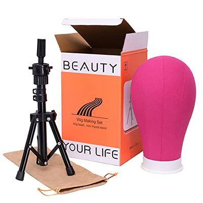 Wig Stand Plastic Hat Display Wig Head Holders Mannequin HeadStand Portable  Wig Stand Use Hat For