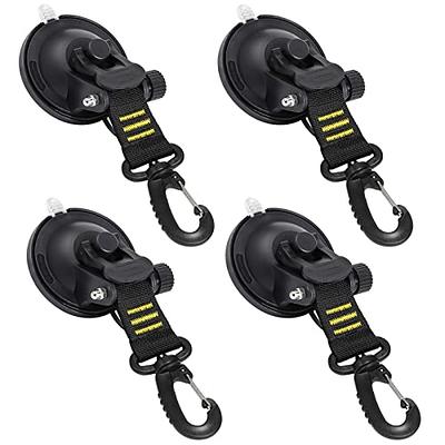 Heavy Duty Suction S 4 Pieces With Hooks Upgraded Car Camping