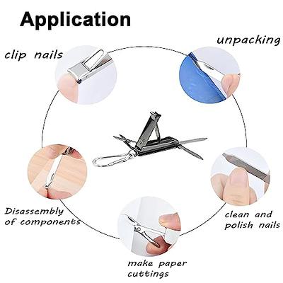 Hestya 450 Pcs Nail Clippers Set Stainless Steel Bulk Toenail Clippers  Portable Fingernail Clipper Sturdy Nail Cutter Manicure Trimmer Curved Edge  for Men Women Toe Travel Pedicure Clip - Yahoo Shopping