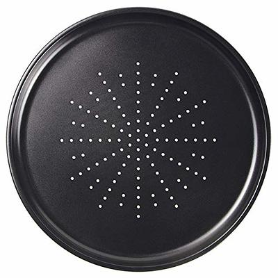 Handook Pizza Crisper Pan, Carbon Steel, Non-Stick, Tray Pizza Pan with  holes,12 Inch