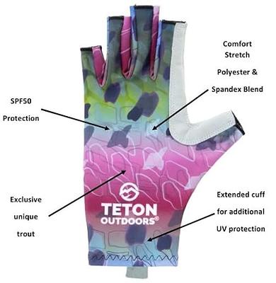 Teton Outdoors Trout Series Quick Dry SPF50+ Performance Sun Gloves for Men  & Women Perfect for Fishing, Kayaking, Boating, Fly Fishing Great Patterns  (Golden Trout, SM/MED) - Yahoo Shopping