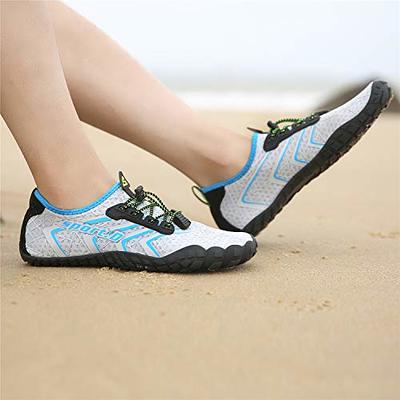 HiGropcore Water Shoes Men's Women's Quick-Dry Barefoot Aqua Socks with Wide  Toe