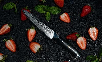 Yatoshi Damascus Pro Kitchen Knife 3 Set Ultra High Carbon VG10