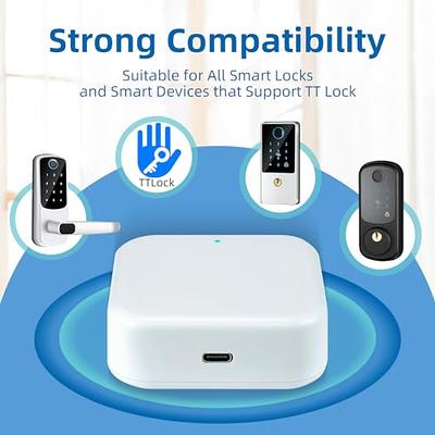 Tuya Smart Hub Bluetooth Gateway: Smart WiFi Bridge for NICE DIGI Smart  Door Lock and Tuya Bluetooth Device - Remote Control and Voice Control via