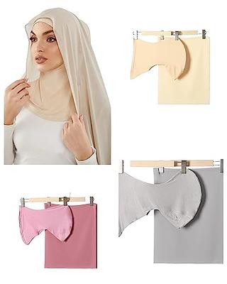 Cntqiang Muslim Chiffon Shawl Hijab with Matching Undercap Neck