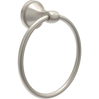 Delta Becker Spotshield Brushed Nickel Wall Mount Single Towel Ring