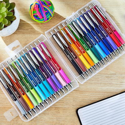 Retractable Gel Pens - Colored Pens for Adult Coloring - Cute Pen Set 24  Colors