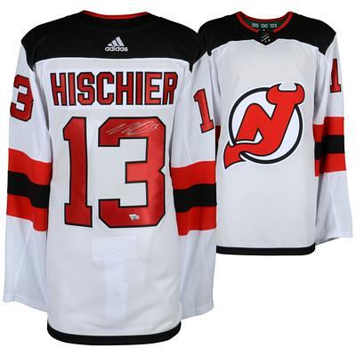 Nico Hischier New Jersey Devils adidas Home Primegreen Authentic Pro Player  Jersey - Red