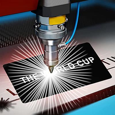 Metal Business Cards Blank Name Card Laser Engraving Adhesive, Black 25pcs  - Yahoo Shopping
