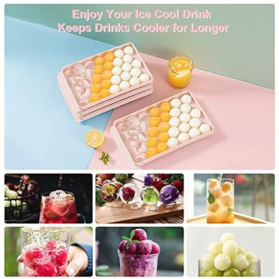 Round Ice Cube Tray Sphere Ice Mold Reusable Ice Ball Maker - Temu