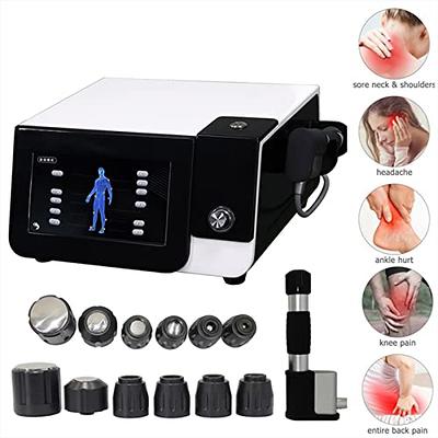 Shockwave Therapy Machine, Shock Physiotherapy Instrument, Body Muscle  Massager Shock Wave Machine for Pain Relief Neck Back Shoulder Foot and ED