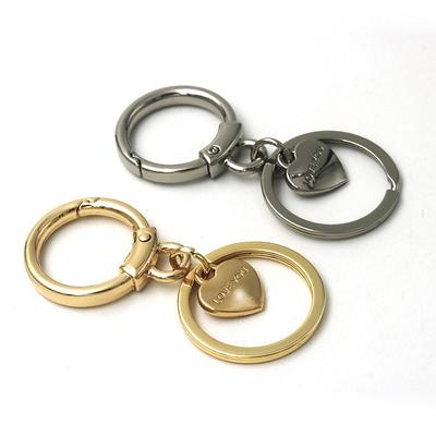 4Pcs Keyring Key Chain Rings Split Ring Keychain Flat Split Ring - Yahoo  Shopping