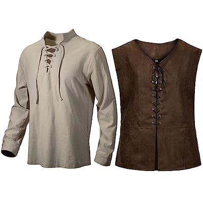 Men's Renaissance Shirt Men's Pirate Shirtvictorian -  Norway