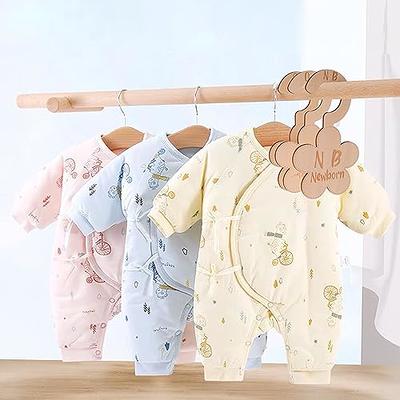 Baby Closet Dividers for Clothes Organizer - Set of 7 Adorable Wooden  Double-Sided Baby Clothes Size Hanger Organizer from Newborn to 24 Months  for