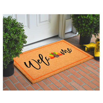 Mainstays Rambling Vine Utility Polyester Doormat - Navy - 18 x 30 in