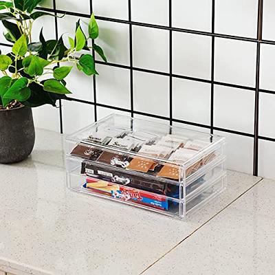 2 PCS Clear Stackable Makeup Storage 4 Drawers Bathroom Storage Organizer  Acrylic Drawers Organizer for For Jewelry Hair Accessories Nail Polish  Lipstick Make up Marker Pen - Yahoo Shopping