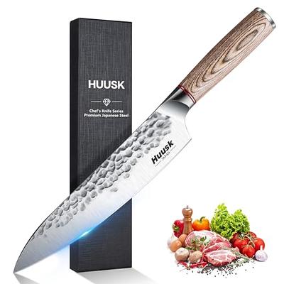 Huusk Japan Knife 8-inch Chef Knife Professional Hand Forged