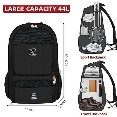 Sucipi Tennis Bag Professional Tennis Backpack for Men and Women Racket  Bags Holds 2 Rackets with Ventilated Shoe Compartment