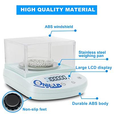 UXILAII SCIENTIFIC Lab Scale 0.01g Digital Precision Analytical Balance DWT  Unit 10mg High Precision Electronic Balance Jewelry Scale Kitchen Scale