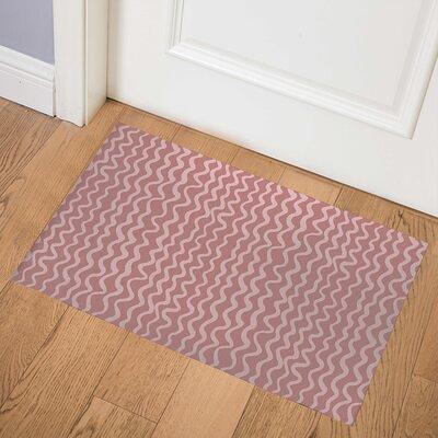 36 in. x 24 in. Non-Slip Outdoor Door Mat Latitude Run Color: Beige