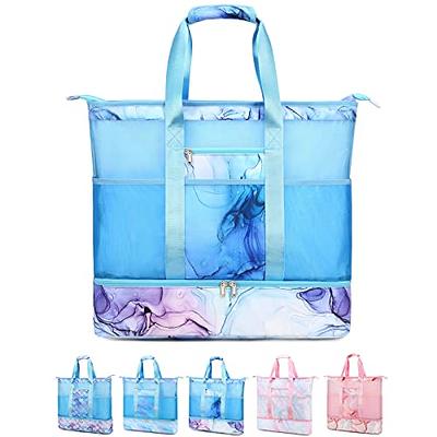 Bluboon + Mesh Beach Tote Bag with Cooler